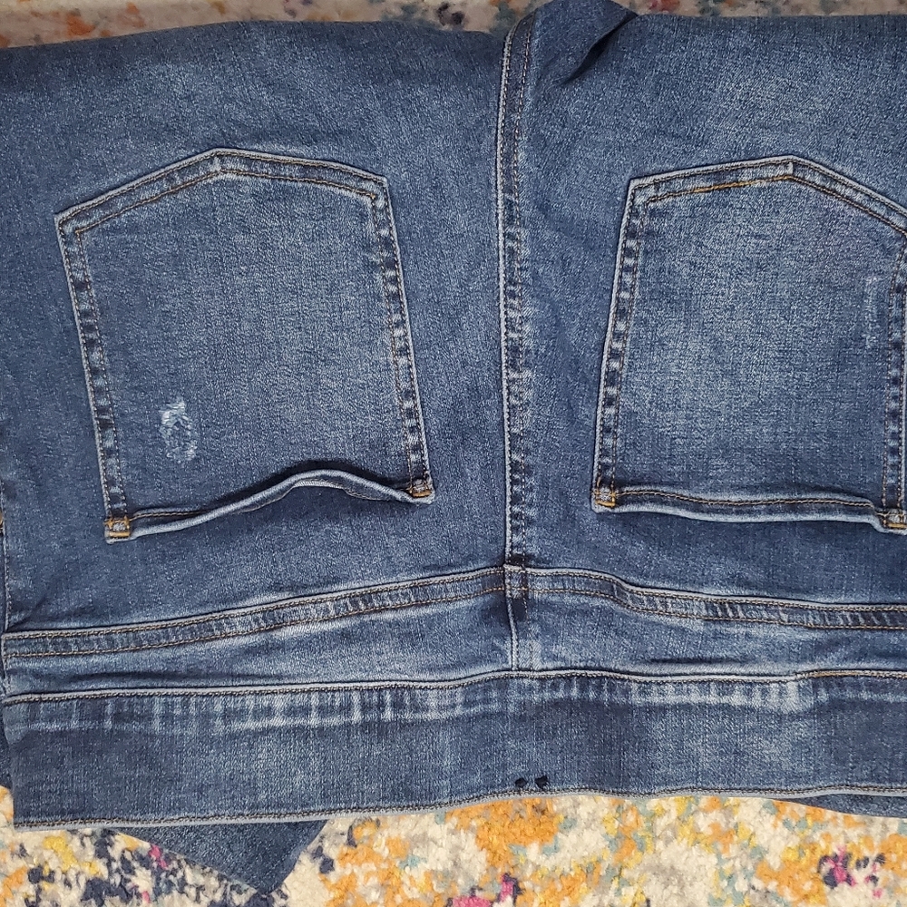 SPANX distressed ankle skinny denim legging - Picture 5 of 5